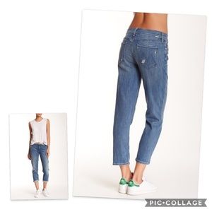MOTHER the Dropout Slim Boyfriend Jeans